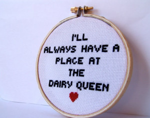 Embroidery Hoop Art Waiting for Guffman quote cross by GraceyMay, $25 ...