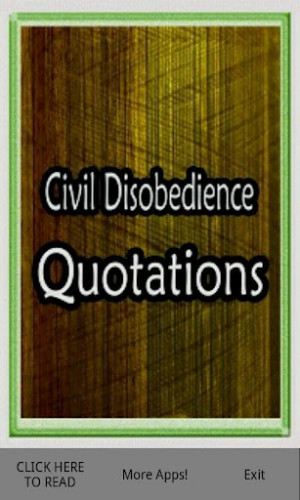 View bigger - Civil Disobedience Quotes for Android screenshot