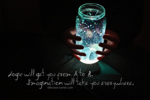 aww, beautiful, einstein, fireflies, imagination, light, logic ...