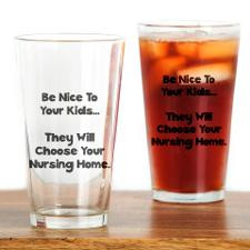 Funny Funny retirement quotes Drinking Glass