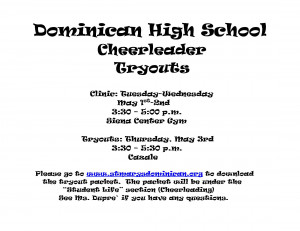 cheerleader tryouts