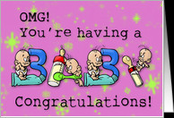 Pregnancy Congratulations card - Product #755010