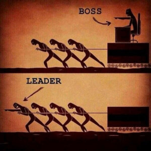 Rather be a leader than a lazy boss.