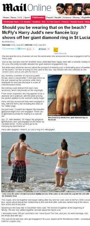 Harry Judd Gets Engaged...