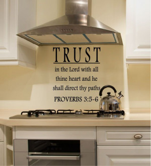 want scriptures all over the house that have real meaning to us ...