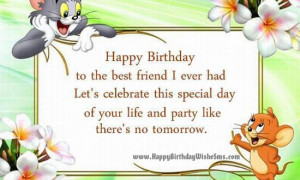 Birthday wishes for best friend – Happy Birthday Friend Quotes ...
