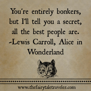 secret all the best people are lewis carroll alice in wonderland