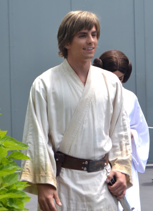 Luke Skywalker and Princess Leia in Walt Disney World Album