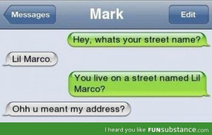 Street name - I laughed way too much at this!
