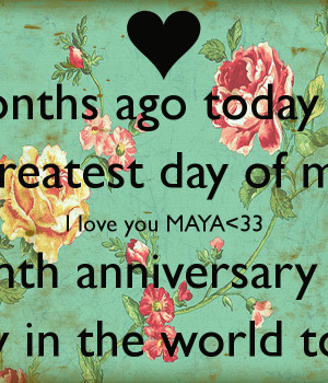 happy anniversary my love for 3 months