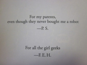 Book Dedication