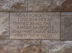 FDR Memorial Quotes