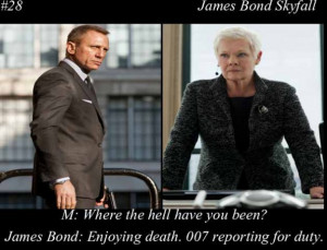 Quotes Skyfall ~ Memorable Quotes :: Skyfall (2012) :: The 23rd ...
