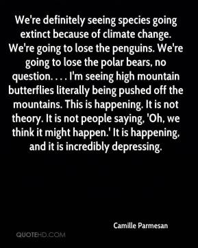 ... not theory. It is not people saying, 'Oh, we think it might happen