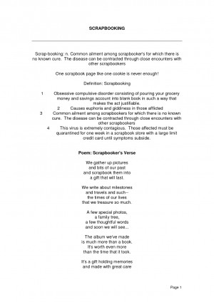 scrapbooking quotes phrases and poems