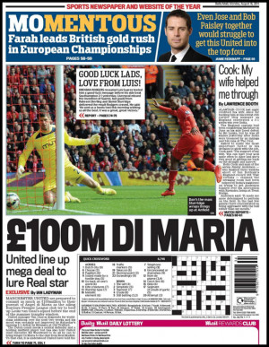 Transfer Balls: Man Utd To Make Angel Di Maria World’s First £100m ...