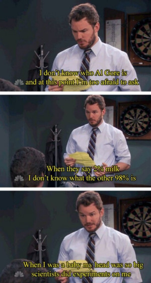 funny quotes hilarious comedy parks and recreation andy dwyer