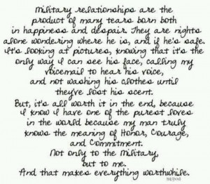 Military relationships.....