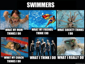 Swimming Humor » Funny Swimming Pictures » What Swimmers Do