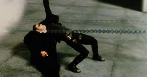 Still Of Keanu Reeves In Matrix (1999) Picture