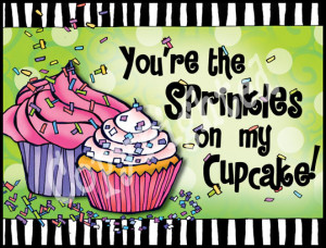 Suzy Toronto Note Cards Sprinkles On My Cupcake