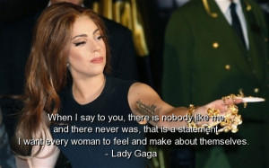 Lady gaga, best, quotes, sayings, famous, woman, cute, feel