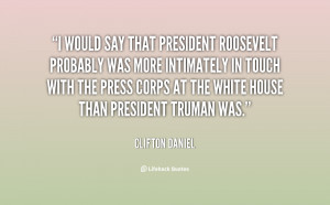 President Roosevelt Quotes