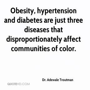 ... three diseases that disproportionately affect communities of color