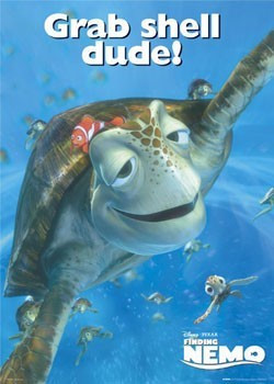cards FINDING NEMO– turtle