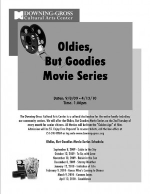 Oldies But Goodies Movie Series - Downing-Gross Cultural Arts Center