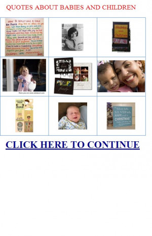 quotes about babies and children
