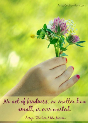 Best Picture Books for Teaching Compassion act of kindness quote photo