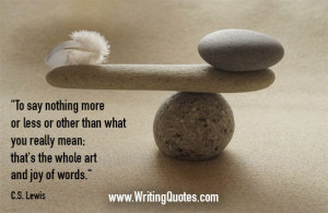 » Quotes About Writing » CS Lewis Quotes - Art Joy - Famous Quotes ...