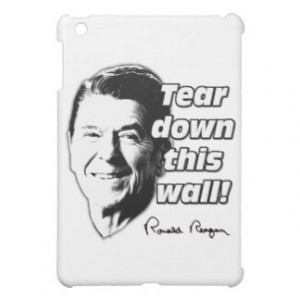 Reagan Quote Tear Down This Wall iPad Mini Case