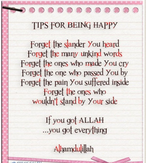 Allah #islamic #quotes #happy #slander #Alhamdulillah