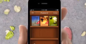 iPhone ad features e-book with fabricated quotes