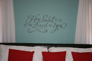 Master bedroom wall quotes are perfect above a master bed and add a ...