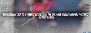 george carlin facebook cover