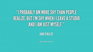 Shy Person Quotes