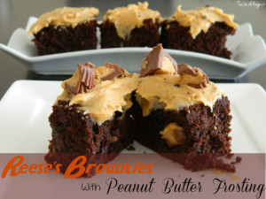 ... pan of these reese s peanut butter cup brownies from taste of august