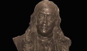 Benjamin Franklin bust 1787