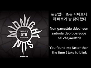 B2ST/BEAST] Midnight (Hangul/Romanized/English Subs) Lyrics ...