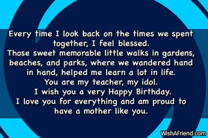 Sweet Birthday Quotes For Mom ~ Mom Birthday Sayings
