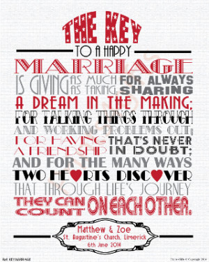 Keys For A Happy Marriage