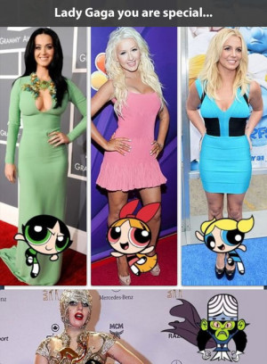 Lady Gaga always stands out…