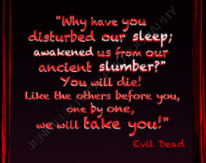 Evil Dead Horror Movie Sam Raimi Go th Quote Art 5x7 Framed ...