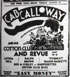 reefer in Harlem in the Thirties? Cab Calloway tells you all about it