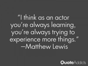 Matthew Lewis Quotes