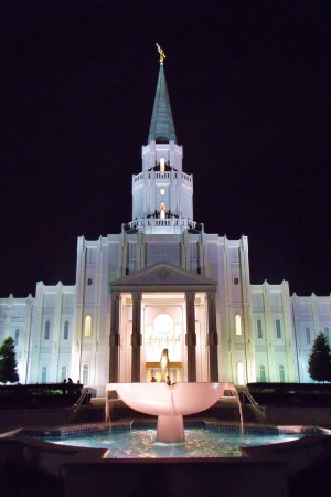 Houston, Texas LDS temple at night. The Temple I Planned on Getting ...