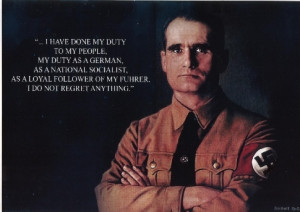 Rudolf Hess Poster A3